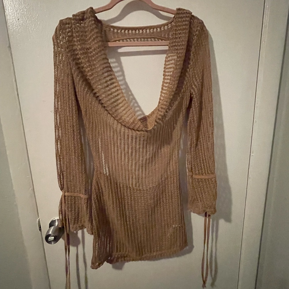 SHEIN Backless Coverup Dress